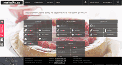 Desktop Screenshot of nasladko.cz